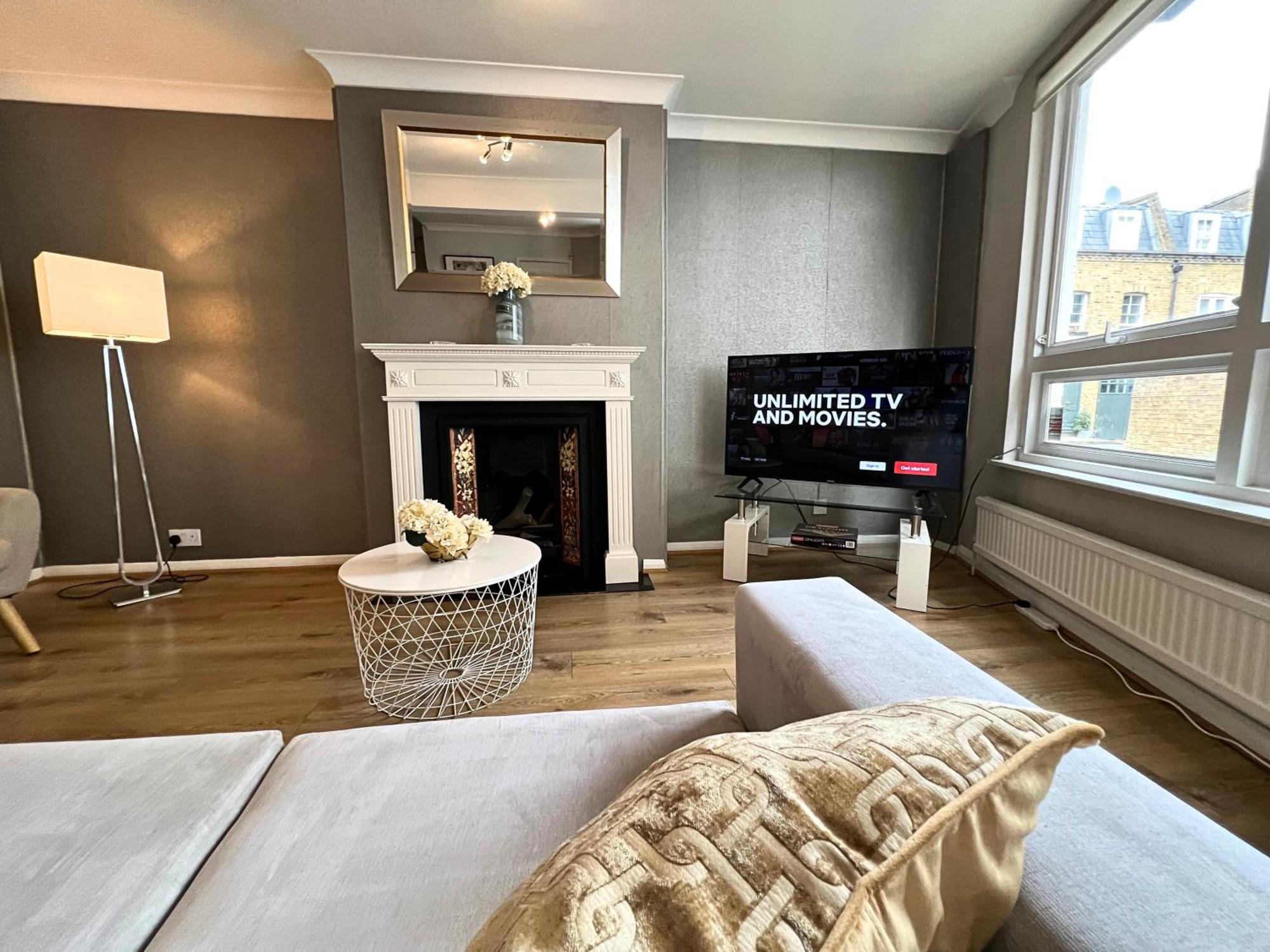 Kensington 2 Bedroom House-Big Living Area And Kitchen-Harrods-National History Museum-Hyde Park-Near 2 Underground Lines 伦敦 外观 照片